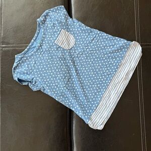 Jumping Beans - Sky Blue Polka Dot Tee